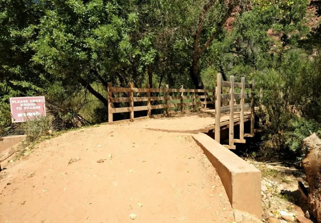 Brücke zum Supai Village