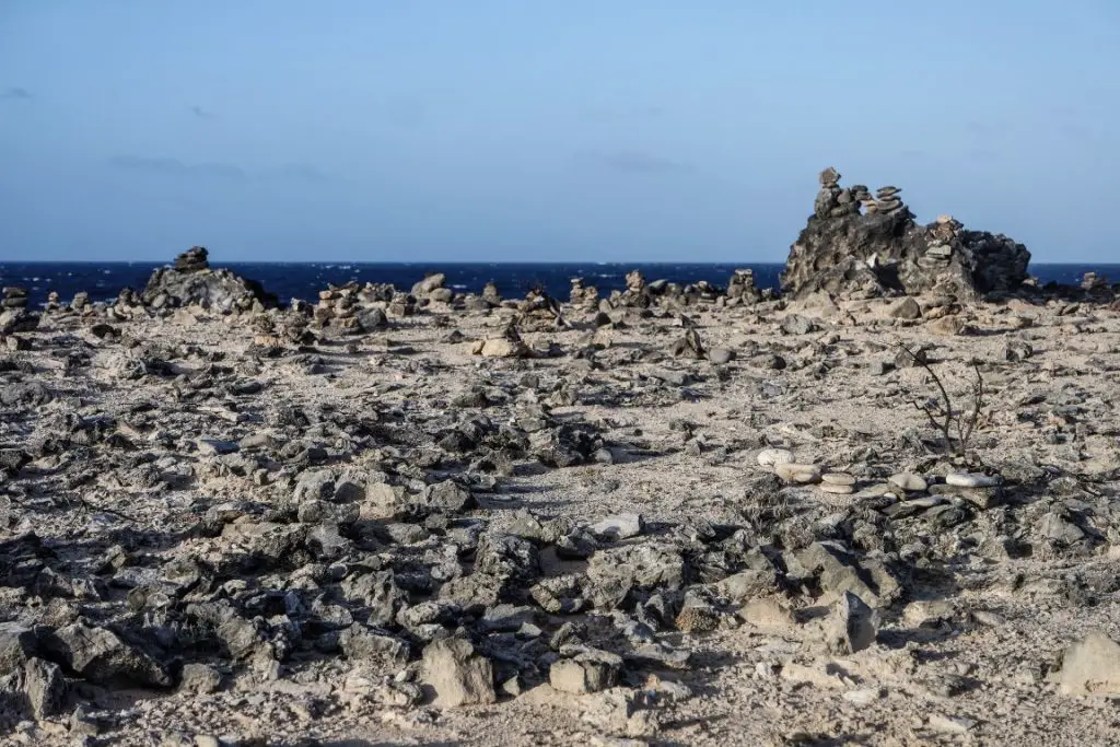 Lavagestein auf Aruba