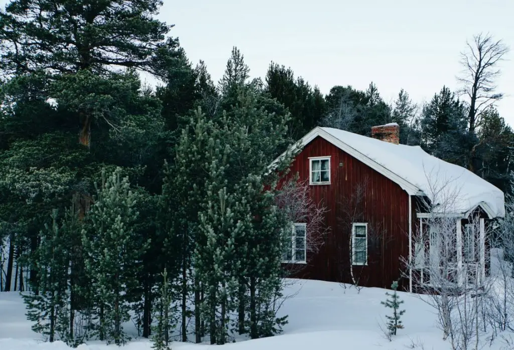 House in Swedish Lapland