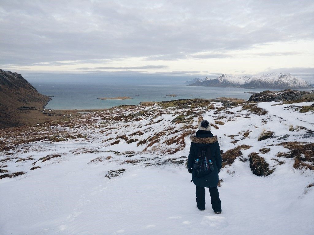 Wanderung auf dem Ryten, Lofoten