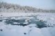 Winterlandschaft in schwedisch Lappland