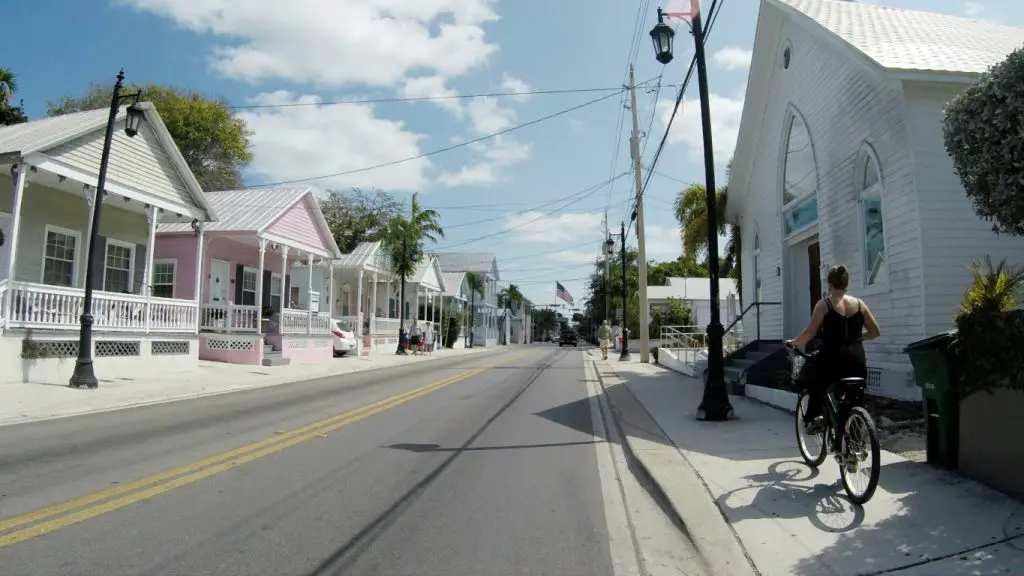 Mit dem Fahrrad durch Old Town Key West