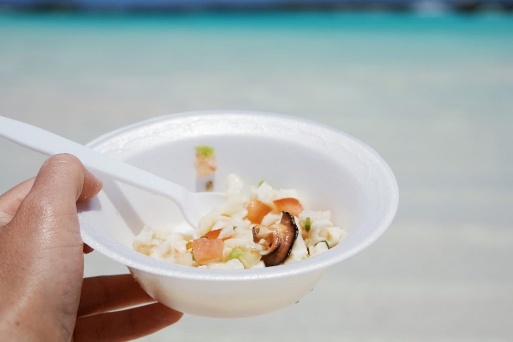 Conch Salad auf Exuma