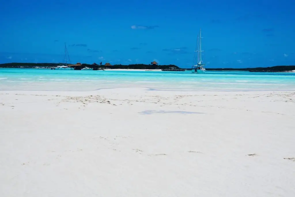 Exuma Bahamas sandbar