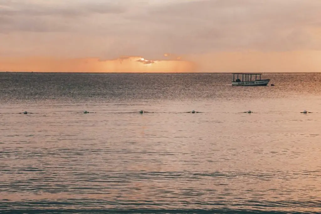 Sonnenuntergang in Negril, Jamaika