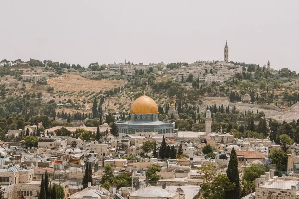 Blick auf Jerusalem