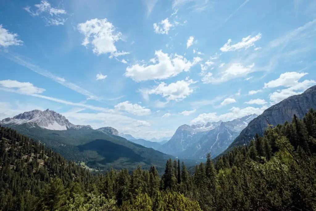 Wanderstrecke Lago di Sorapis | Ausblick Dolomiten