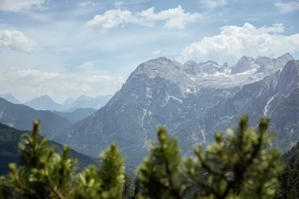 Ausblick auf die Dolomiten | auf dem Weg zum Lago di Sorapis