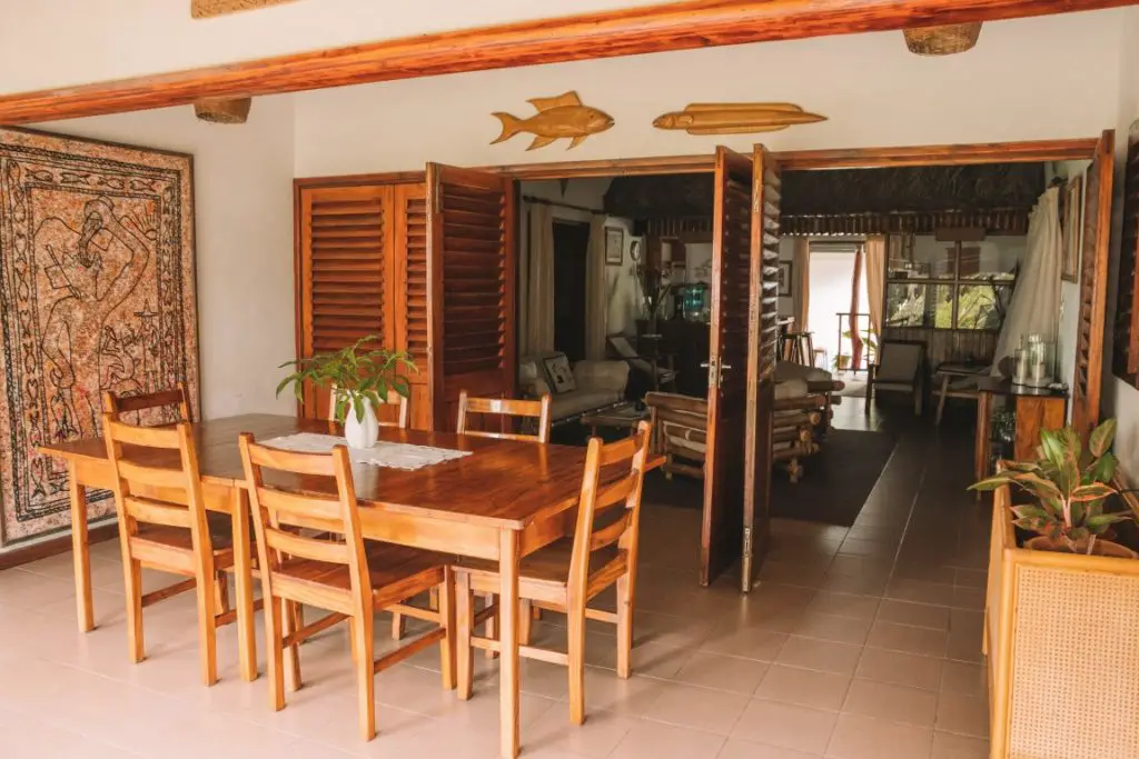 Terrasse Villa Bambou Mahe