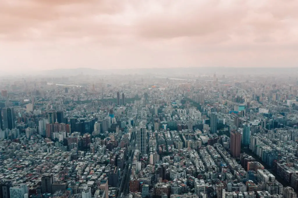 Aussicht auf Taipeh