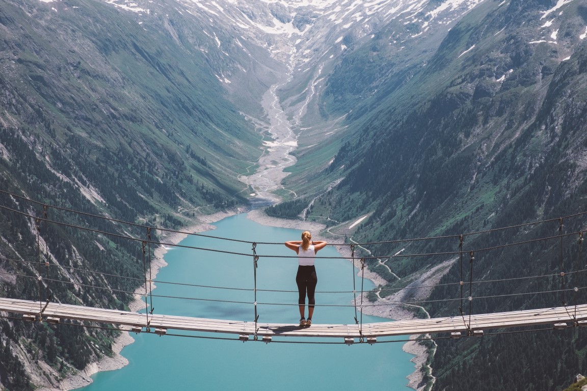 Olpererhütte: Wanderung zur spektakulärsten Hängebrücke im Zillertal