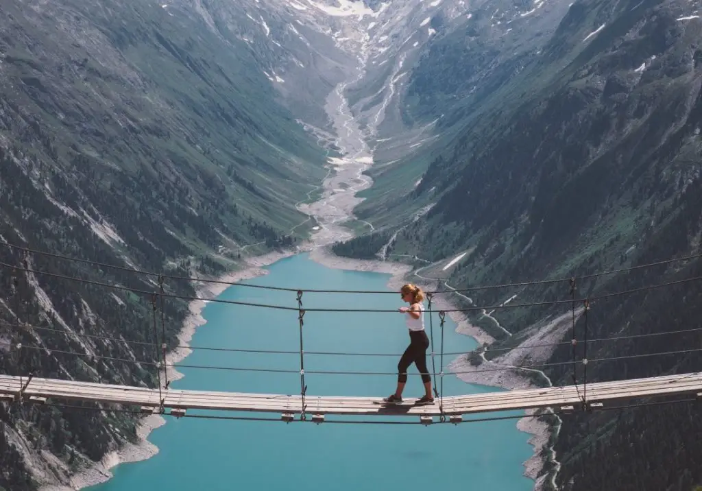 Hängebrücke Zillertal Olpererhütte