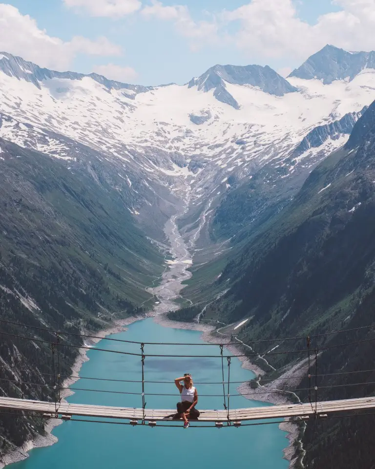 Olpererhütte Hängebrücke Zillertal