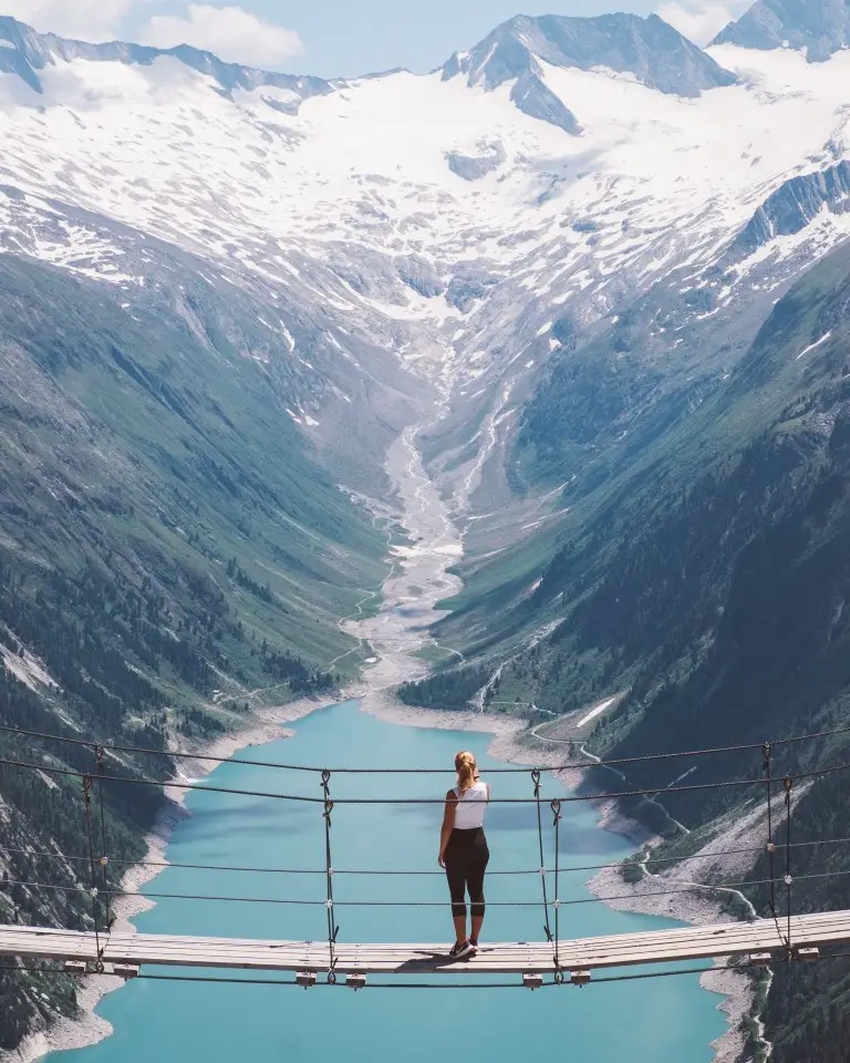 Olpererhütte Hängebrücke Zillertal