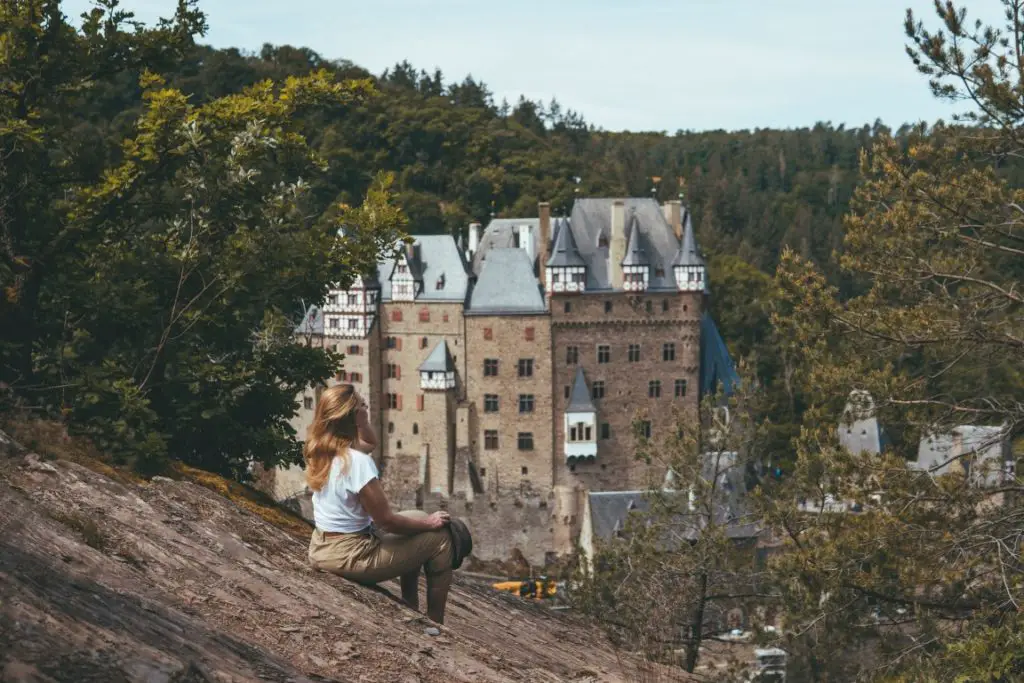 Blick auf Burg Eltz