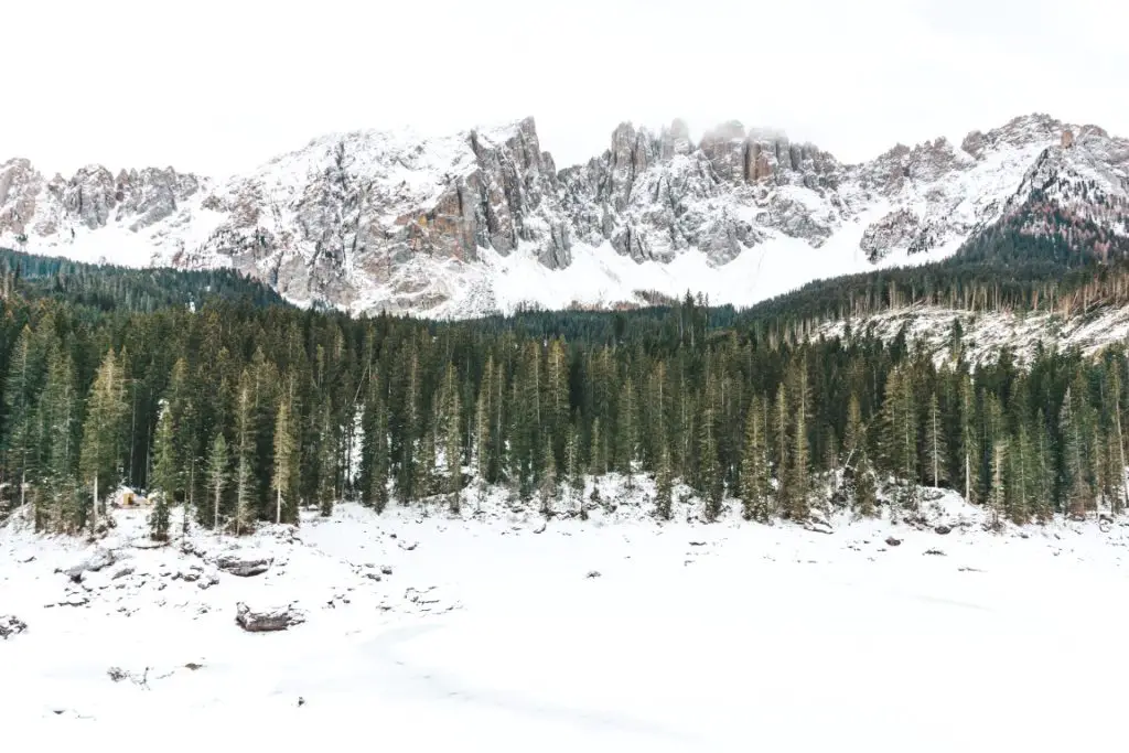 Karersee im Winter