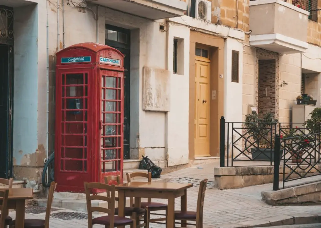 Telephone booth Malta