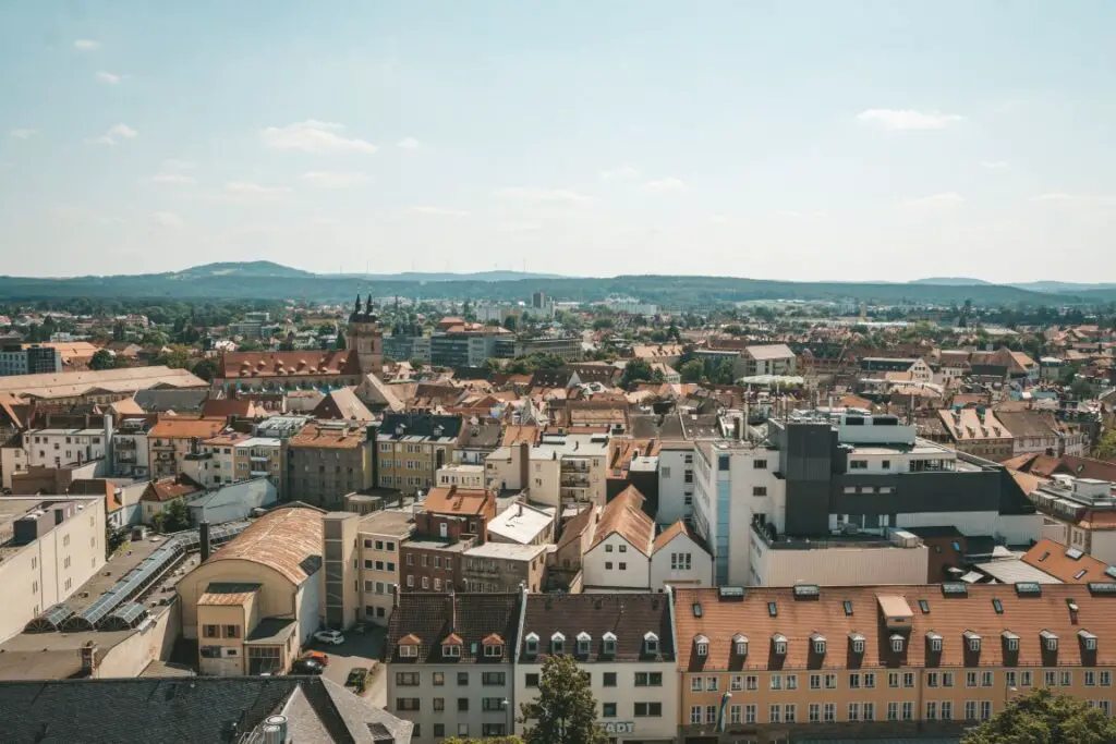 Blick auf Bayreuth