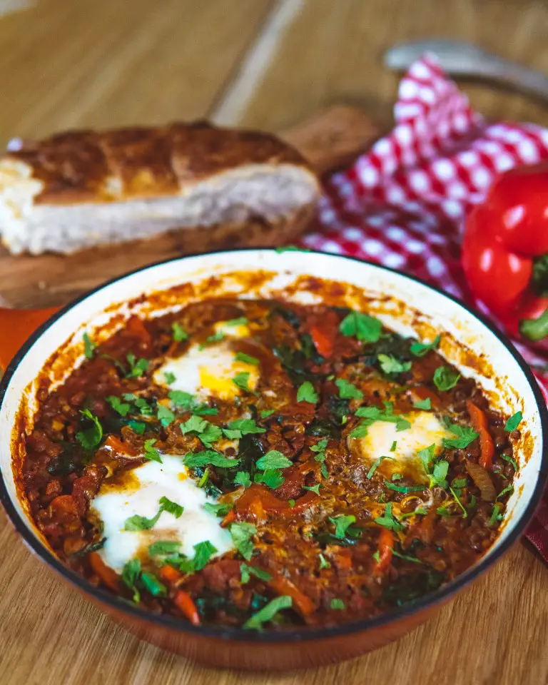 Shakshuka mit Linsen