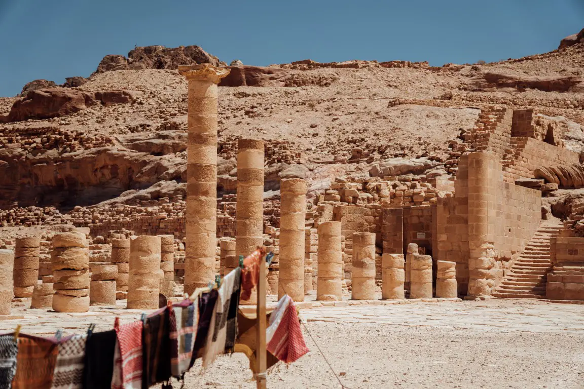 Großer Tempel Felsenstadt Petra