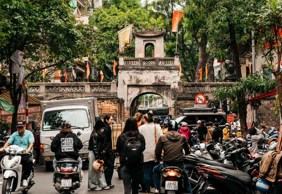 Hanoi Vietnam Altstadt