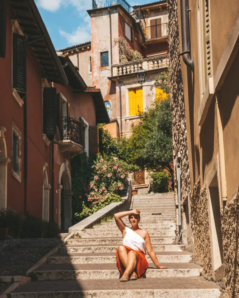 Treppen Castel San Pietro