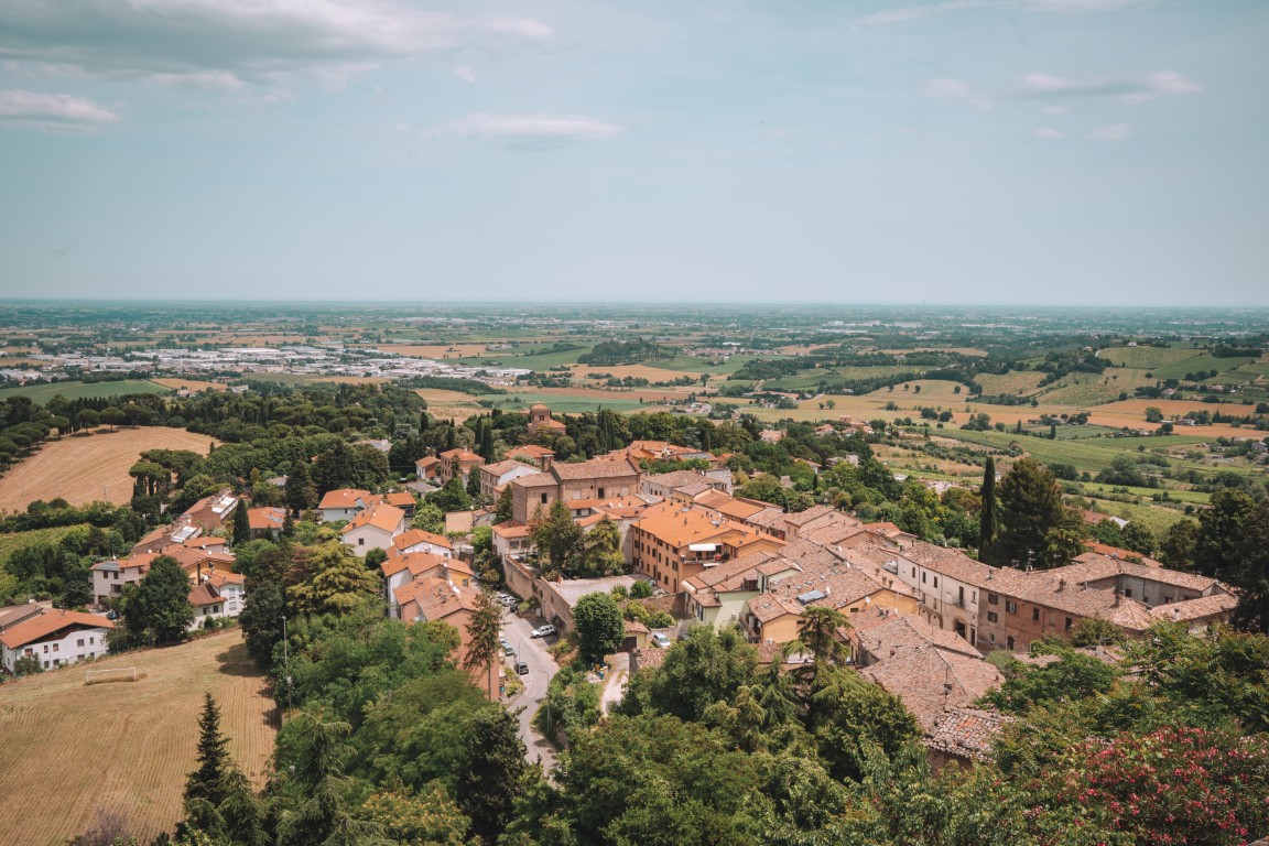Bertinoro | Blick auf Cesenatico, Rimini