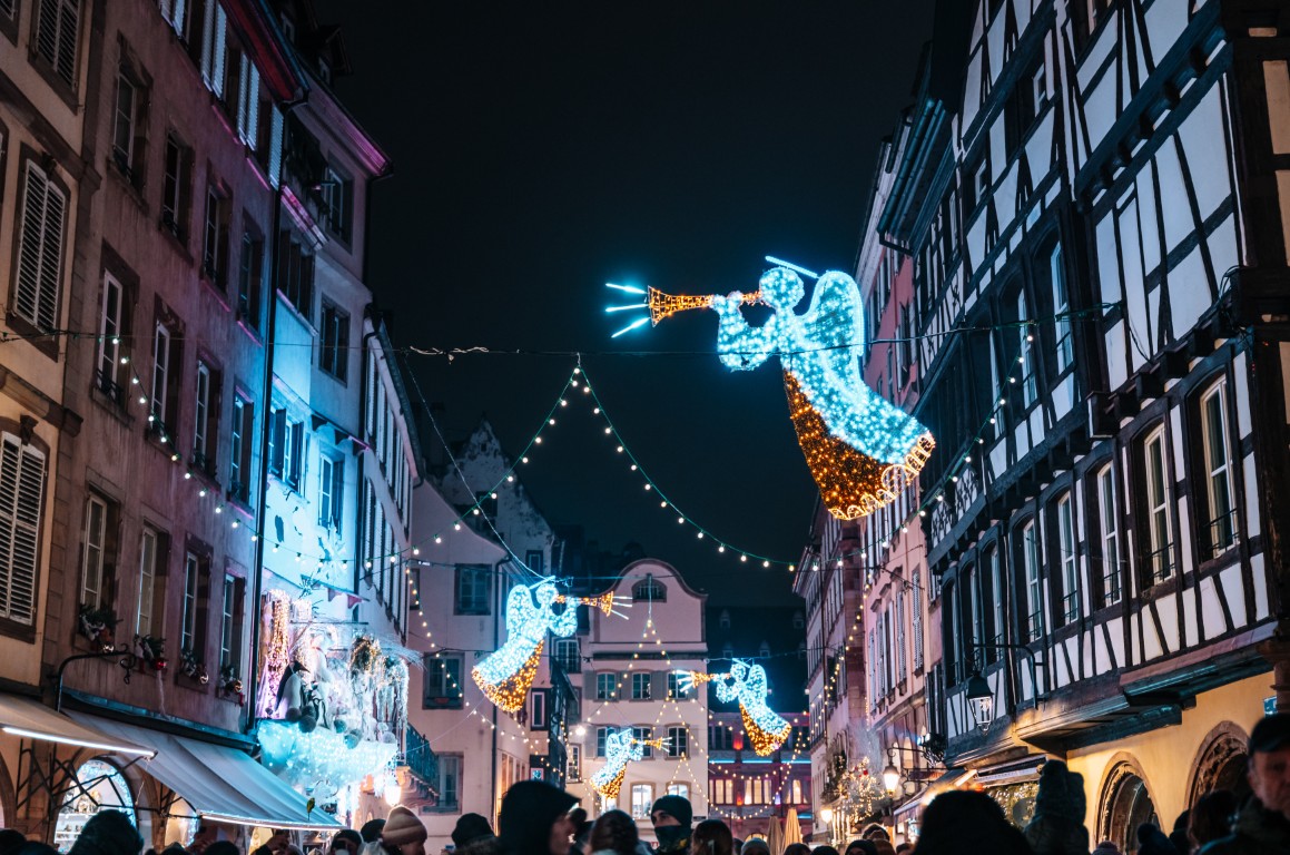 Straßburg Weihnachtsbeleuchtung
