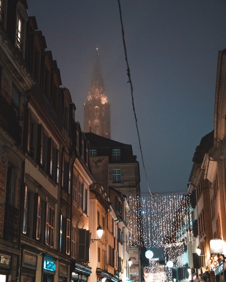 Straßburger Münster Weihnachtszeit