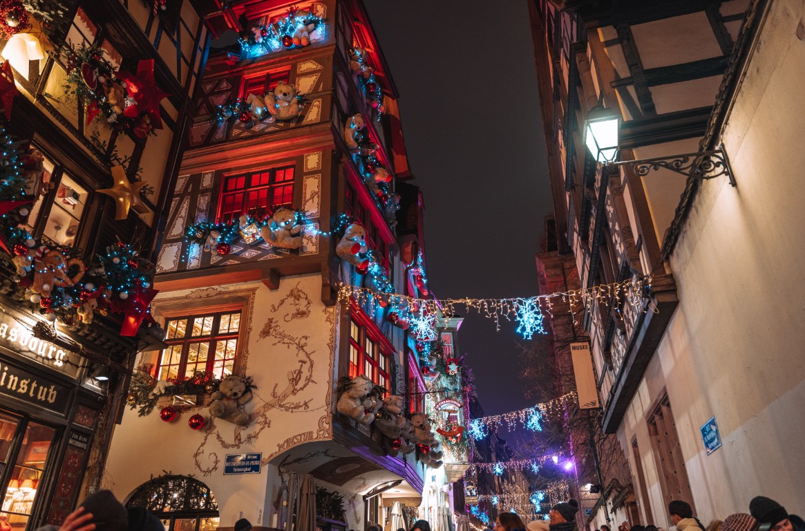 Teddybärenhaus Straßburg Weihnachten