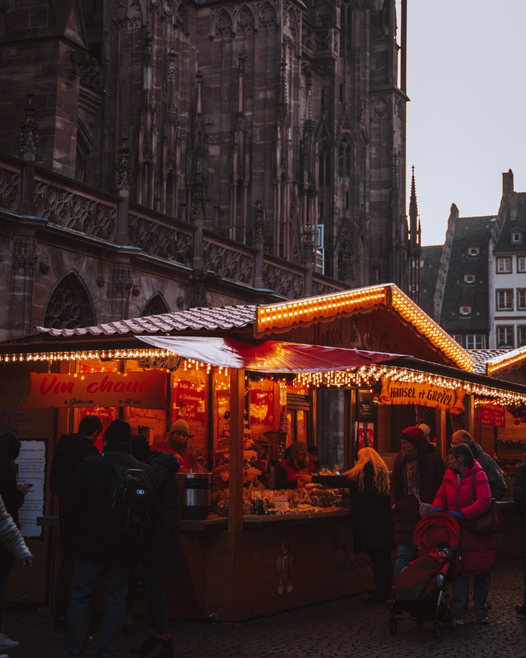 Weihnachtsmarkt Straßburg Dom