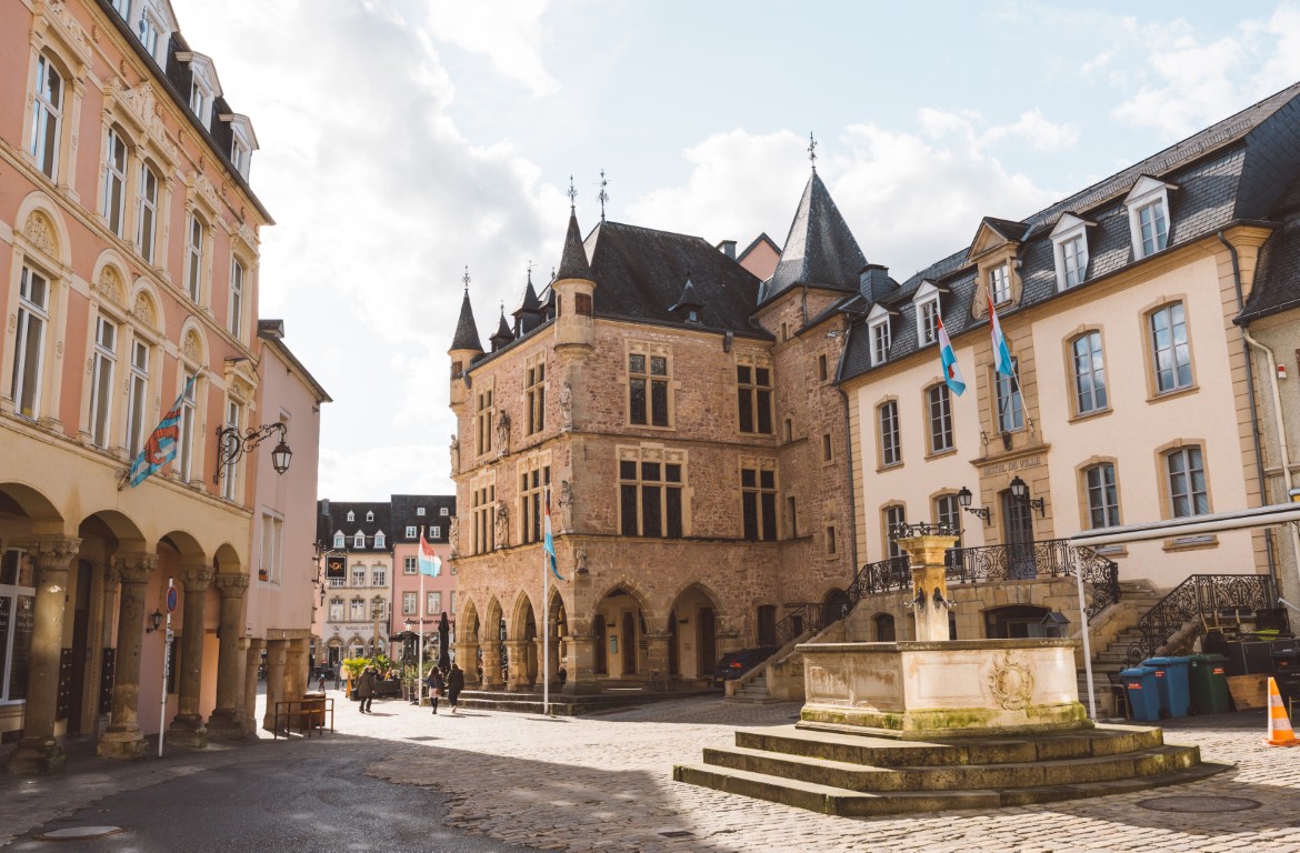 Echternach Altstadt Marktplatz